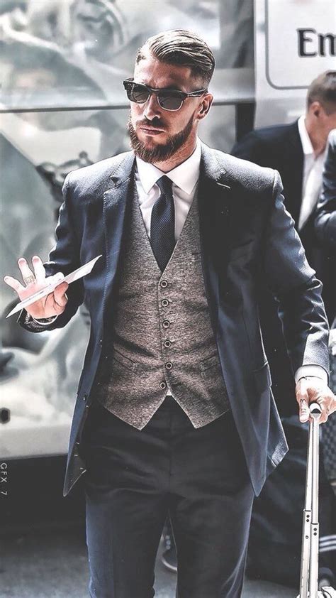 Sergio Ramos In Suit Stylish Mens Outfits Mens Fashion Suits Mens