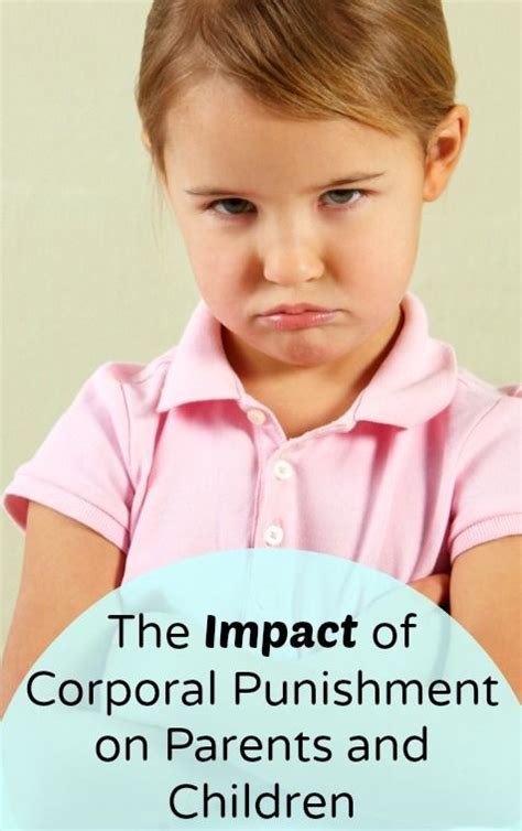 The Impact Of Corporal Punishment On Parents And Children