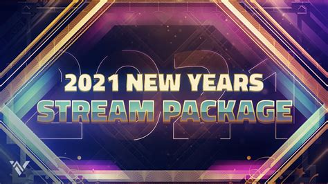 2021 Stream Package New Years Eve Graphics Youtube
