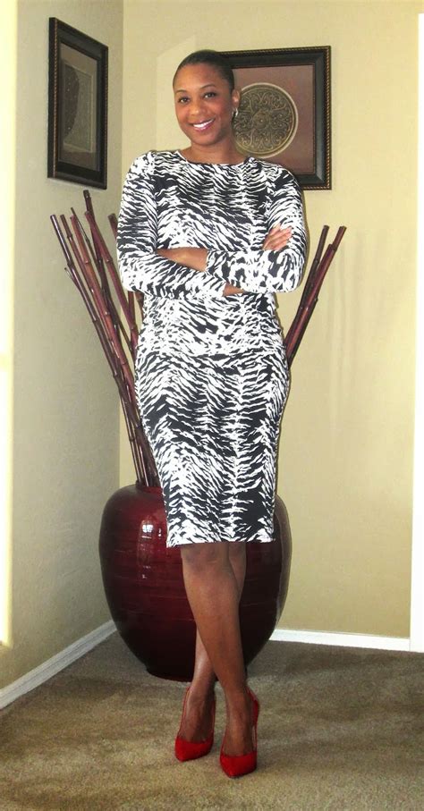 lady of the wild black and white zebra print dress