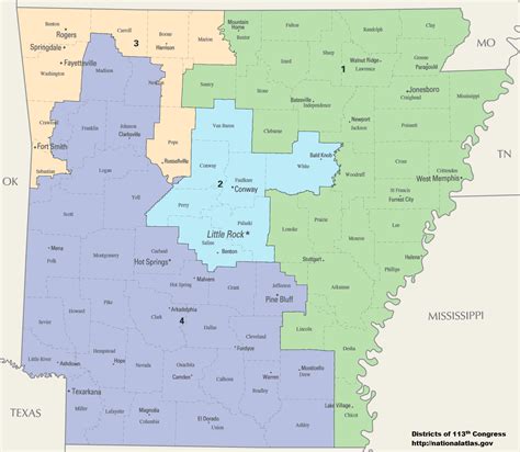 Image Arkansas Congressional Districts 113th Congress