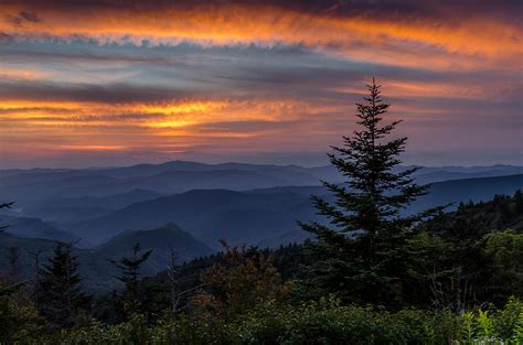 Blue Ridge Parkway Sunset Photograph By Eric Albright