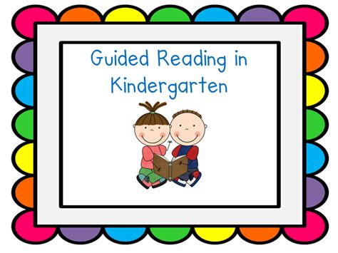 A Teachers Touch Guided Reading In Kindergarten Continued