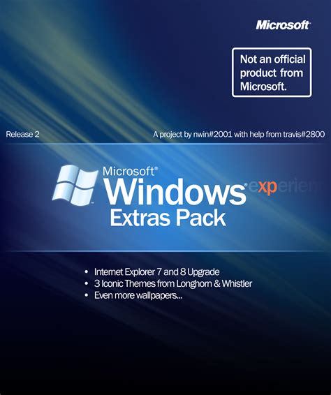 Windows Experience Extras Pack Release 2 Microsoft Corp Nwin2001
