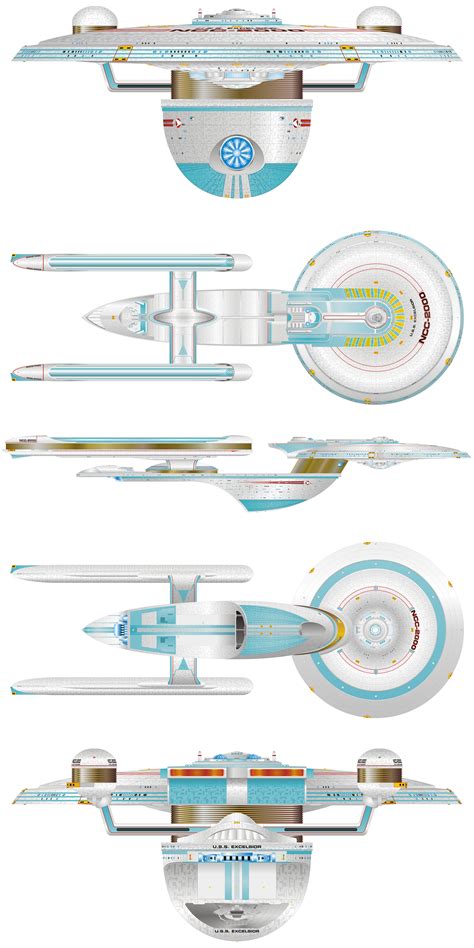 Uss Excelsior Ncc 2000 Sci Fi Star Trek Ships Star Trek Captains