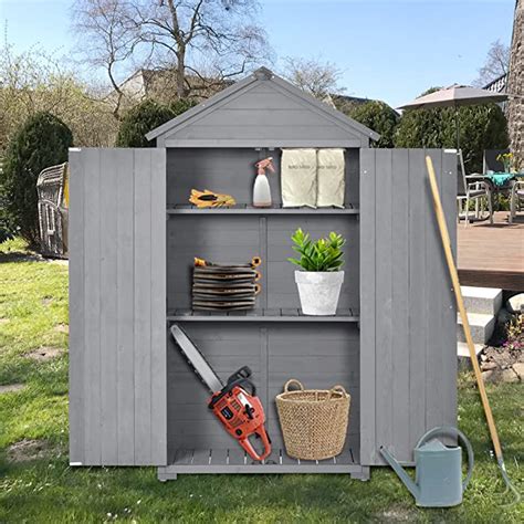 Buy Livspace 58ft X 3ft Outdoor Wood Lean To Storage Shed Tool