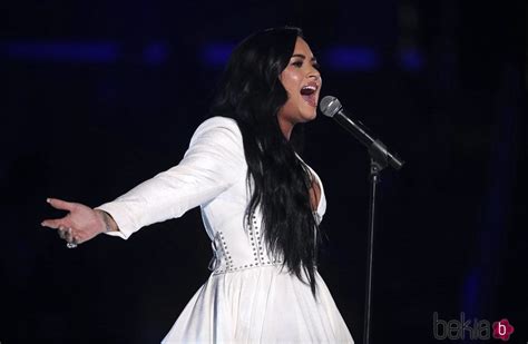 Among the many performances at the grammys 2020 tonight, perhaps one of the most anticipated was that of demi lovato. Demi Lovato durante su actuación en los Premios Grammy ...
