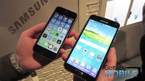 Samsung Galaxy S5 Vs Iphone 5s