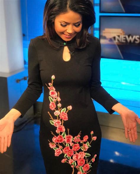 Nbc4s Anchor And Reporter Angie Goff Looks Hot In The Black Dress