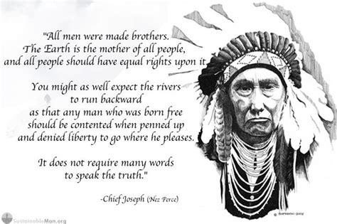 Chief Joseph Quotes Quotesgram