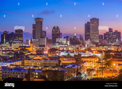 New Orleans Louisiana Downtown City Skyline Stock Photo Alamy