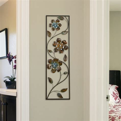 Hand painting a wall mural or a faux scene is another creative wall decorating idea to add originality and interest to your walls. Shop Stratton Home Decor Winding Flowers Wall Decor - Free ...