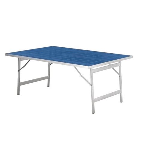 Aluminium Flat Table Large 100 X 150 X 80 Zapp Umbrellas