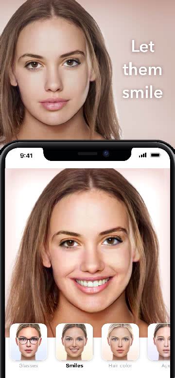 Faceapp uses neural networks to modify a face on any photo while keeping it photorealistic. FaceApp