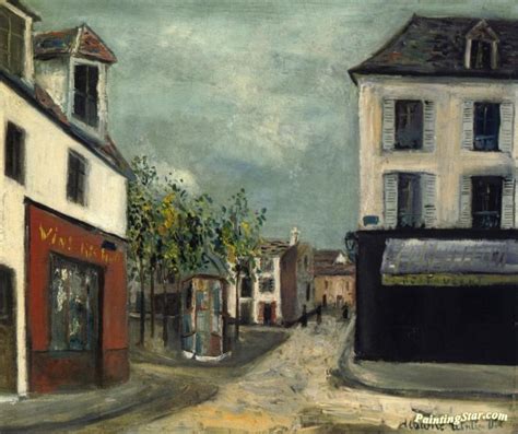 La Place Du Tertre Artwork By Maurice Utrillo Oil Painting And Art Prints