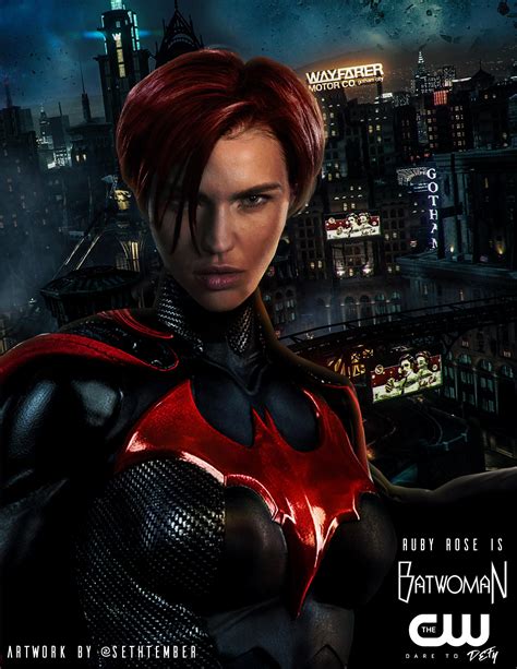 Fan Art Ruby Rose As Batwoman By Sethtember Dccomics Batwoman