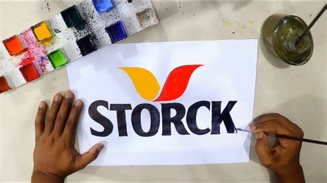 How To Draw The Storck Logo YouTube