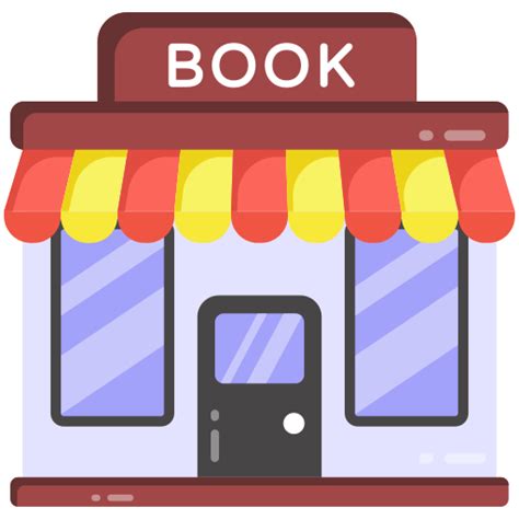 Book Shop Free Commerce Icons