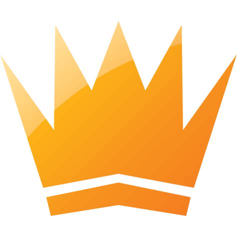 Web 2 Orange Crown Icon Free Web 2 Orange Crown Icons Web 2 Orange