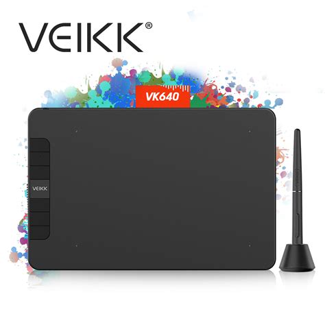 Veikk Vk640 6 X 4 Inch Professional Osu Tablet Digital Drawing Writing