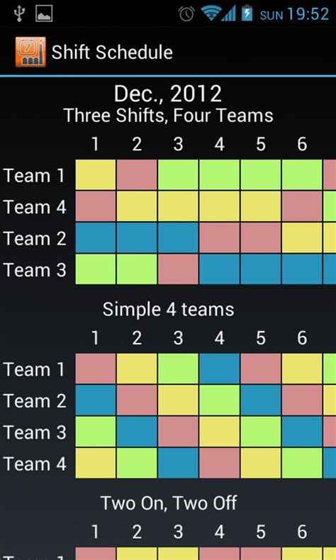 You need to 3 crew 12 hour shift schedule intended for your greatest employees and make particular it can arranged in a particular period. Shift Schedule + Alarm Clock - Android Apps on Google Play