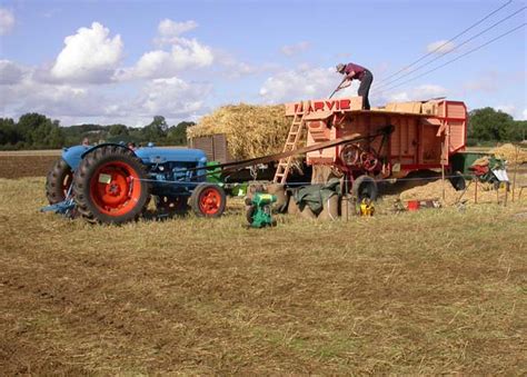 Threshing Machine Operated By A Tractor © Kokai Geograph Britain And