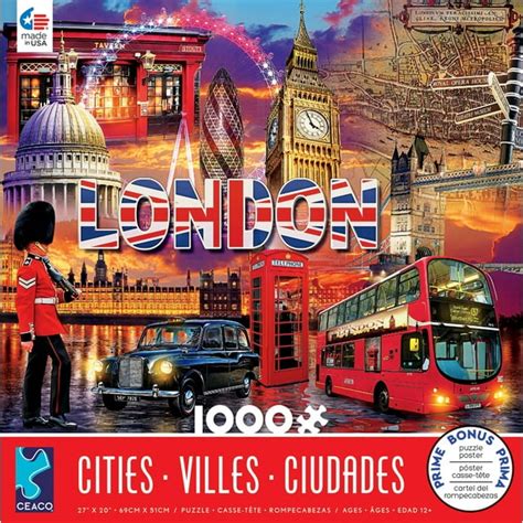 Ceaco Cities London 1000 Piece Jigsaw Puzzle