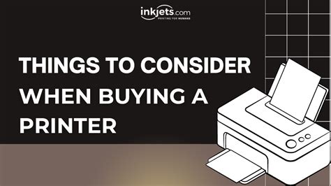 Things To Consider When Buying A Printer