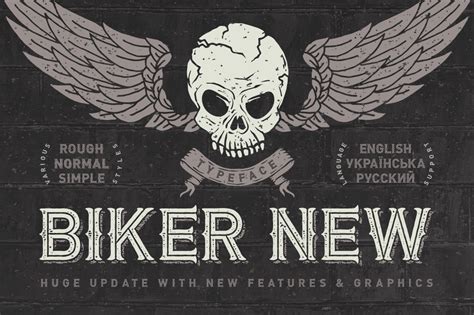 Biker Remastered Font Graphics 1288 Regular Font Bundles