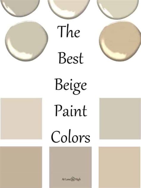 Beige Paint Colors For Your Home At Lane And High