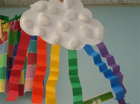 Rainbow Cloud Crafts Arts And Crafts Rainbow Cloud