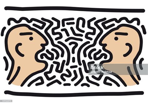 heated debate between two people vector illustration stock illustration download image now