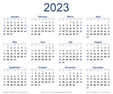 Free Fillable Calendar 2023 Get Latest News 2023 Update