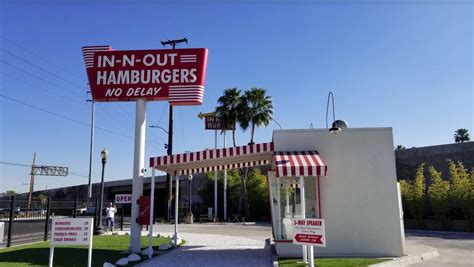 The Replica Of The First In N Out Burger In Southern California