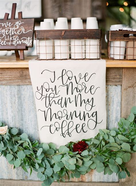 21 Ways To Serve Coffee At Your Wedding Coffee Wedding Coffee Bar