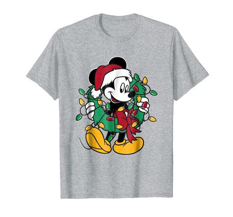 Mickey Mouse Christmas Lights T Shirt Ln Lntee