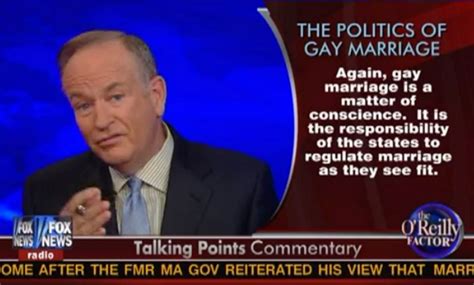 Oreilly Media Bias Makes Honest Conversation About Gay Marriage