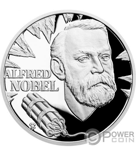 Alfred Nobel 19th Century Geniuses 1 Oz Silver Coin 1 Niue 2020