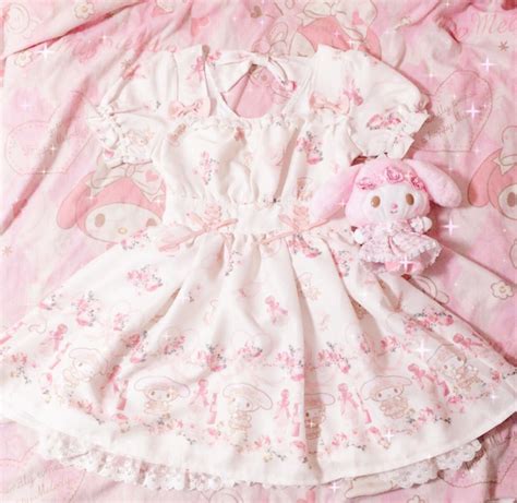My Melody Outfit Scarf Dress My Melody Fashion