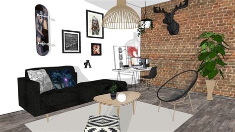 Hipster Living Room 3d Warehouse Hipster Living Rooms Living Room