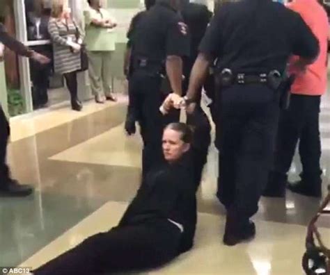 Woman Is Dragged Out Of A School Board Meeting In Houston By Police
