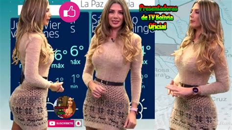 Anabel Angus Datos Del Clima Presenter Weather Woman Bolivian Tv 🌈🔥🌤 Youtube