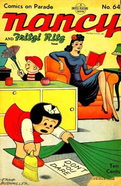 ernie bushmiller s nancy sluggo aunt fritzi the classic comics forum