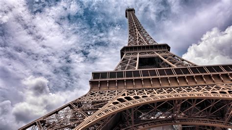 Papel De Parede 3957x2221 Px Torre Eiffel França Paris Céu