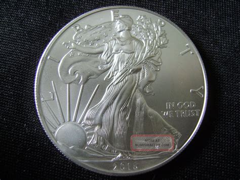2015 Silver Us Eagle Dollar Coin 1oz Fine Silver Bullion Uncirculated