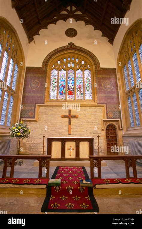 St Martins Parish Church Kingsbury Episcopi Somerset England Stock