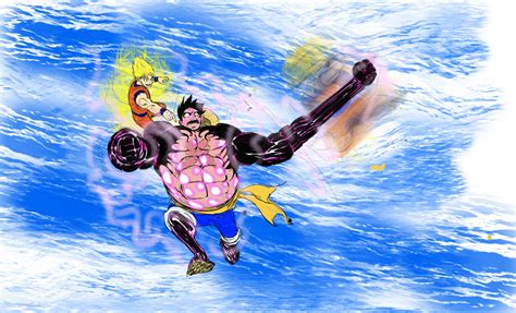 Gear 5 Luffy Vs Goku Cav Luffy Defiant Will Vs Goku Hittheassasin
