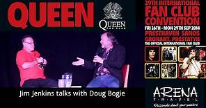 Queen Convention 2014 Jim Jenkins talks with Doug Bogie