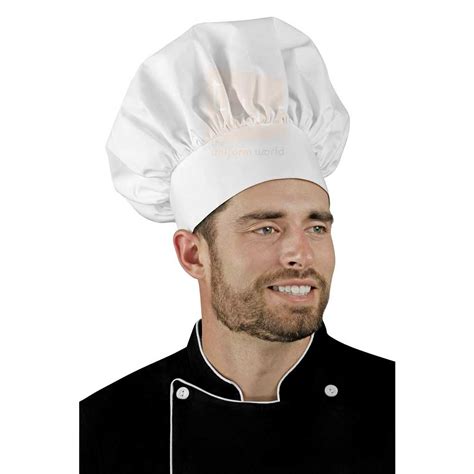 White Chef Hat Unisex Dubai Uae Leading Uniforms Supplier