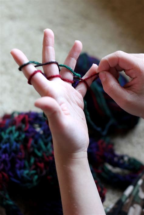Finger Knitting Housing A Forest Finger Knitting Yarn Crafts For